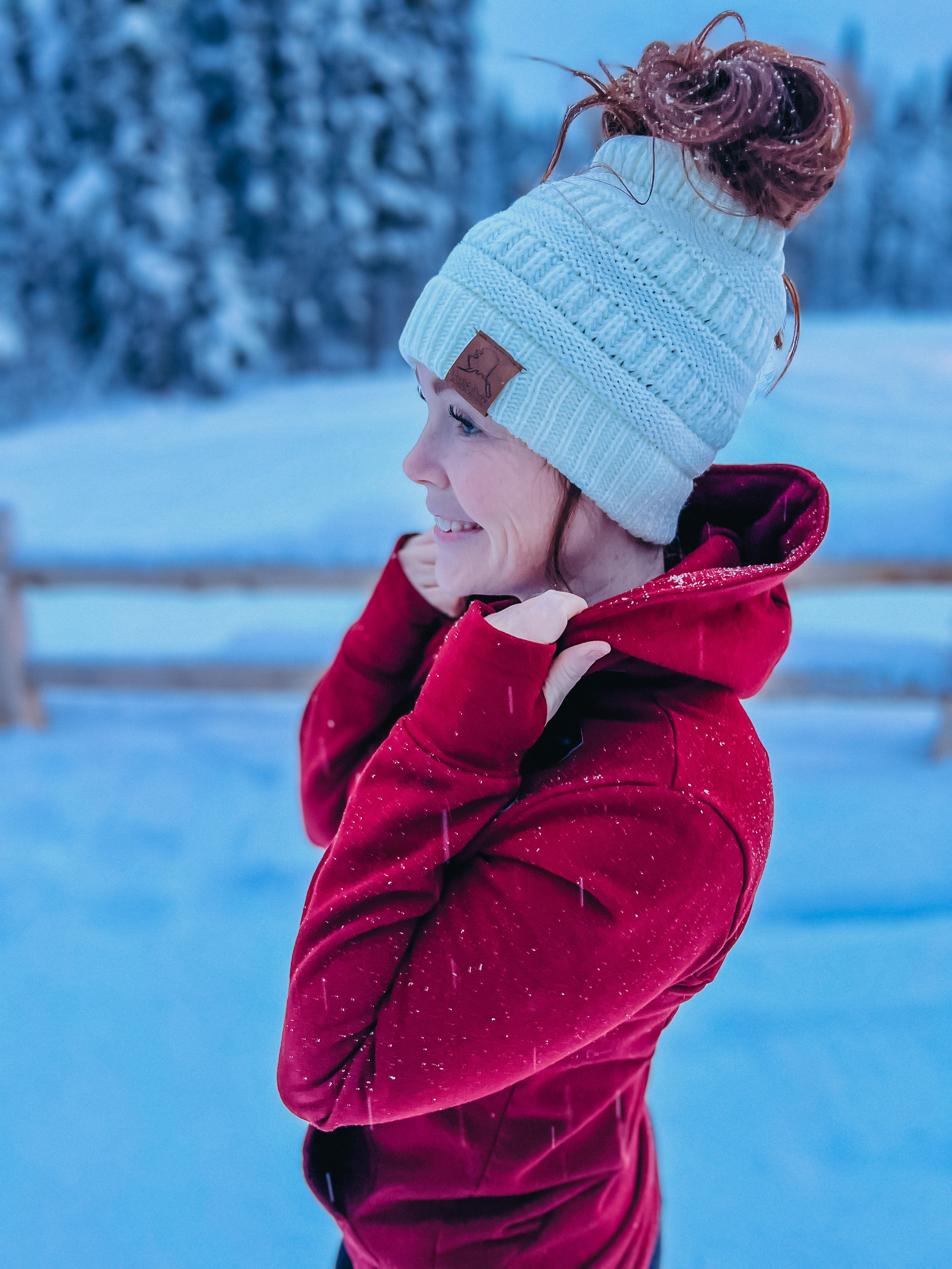 Messy Bun Beanie